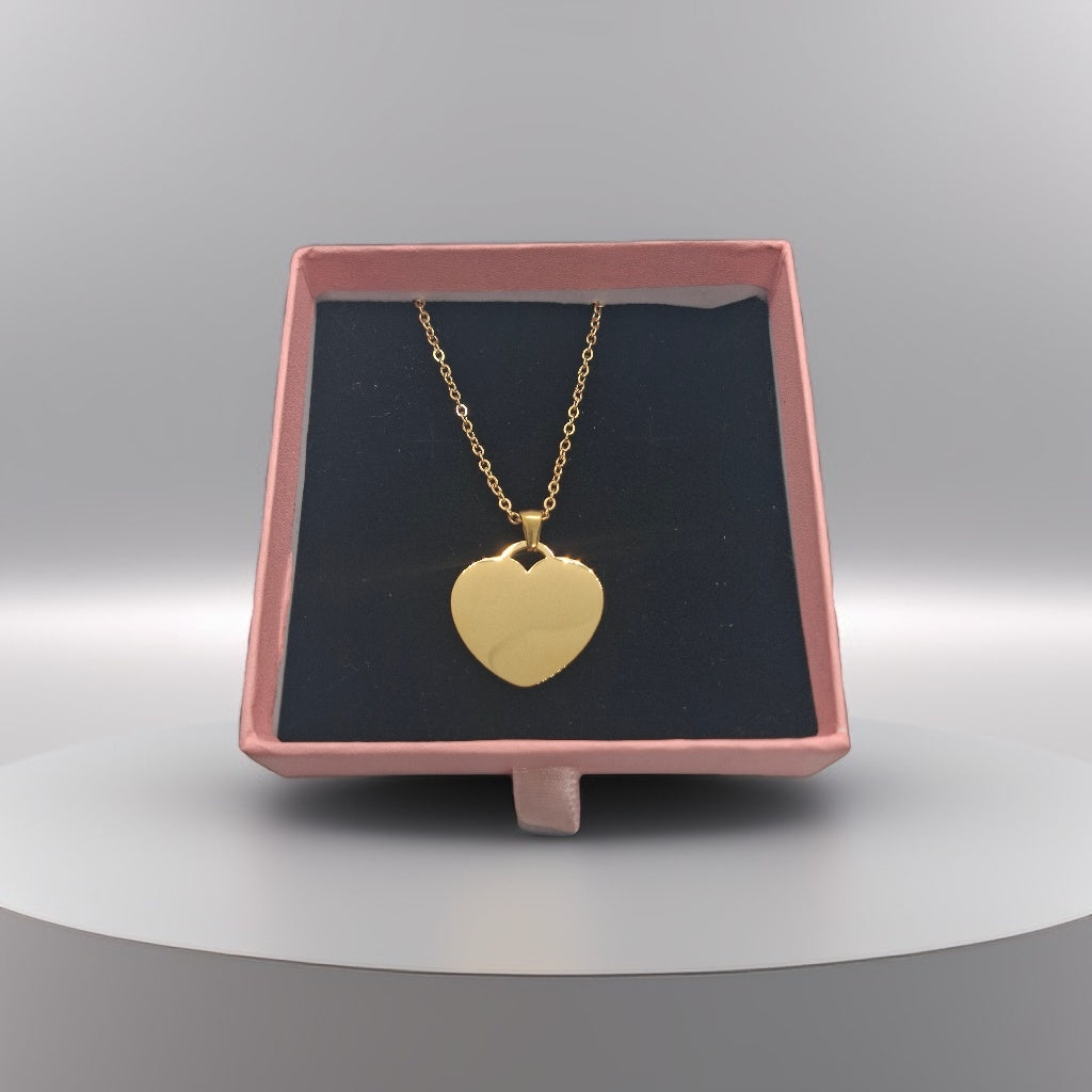 Collana Cuore Personalizzabile – Foto, Data o Dedica