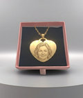 Collana Cuore Personalizzabile – Foto, Data o Dedica