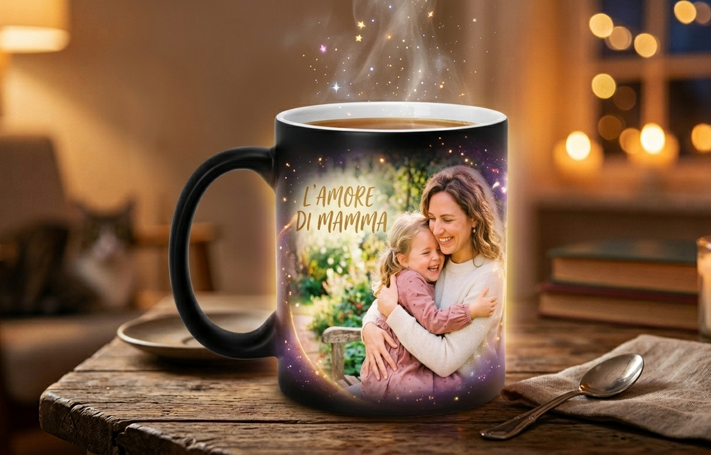Tazza Magica Personalizzata – Cambia Colore con il Calore