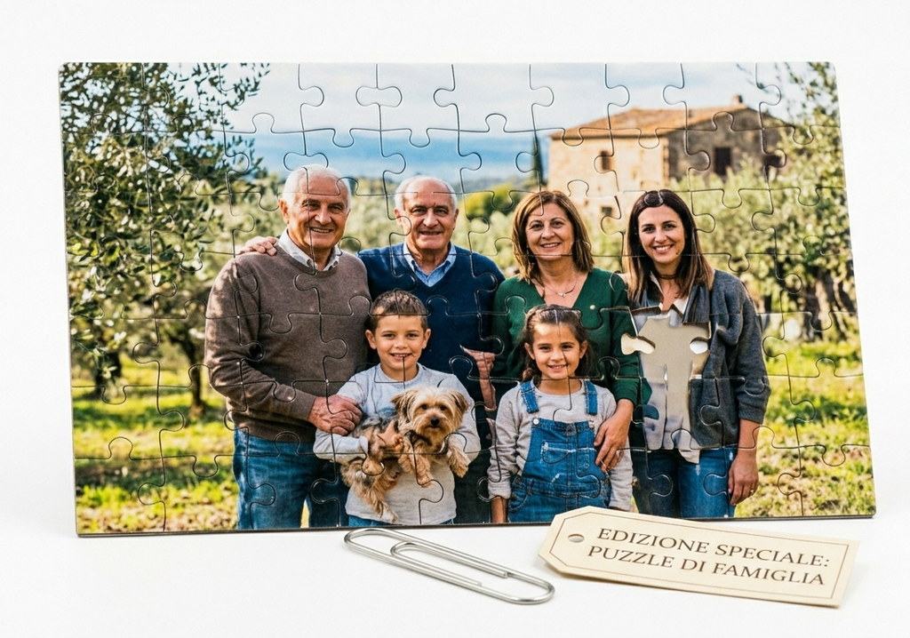 Puzzle Personalizzato 20x15 cm – La Tua Foto in Pezzi