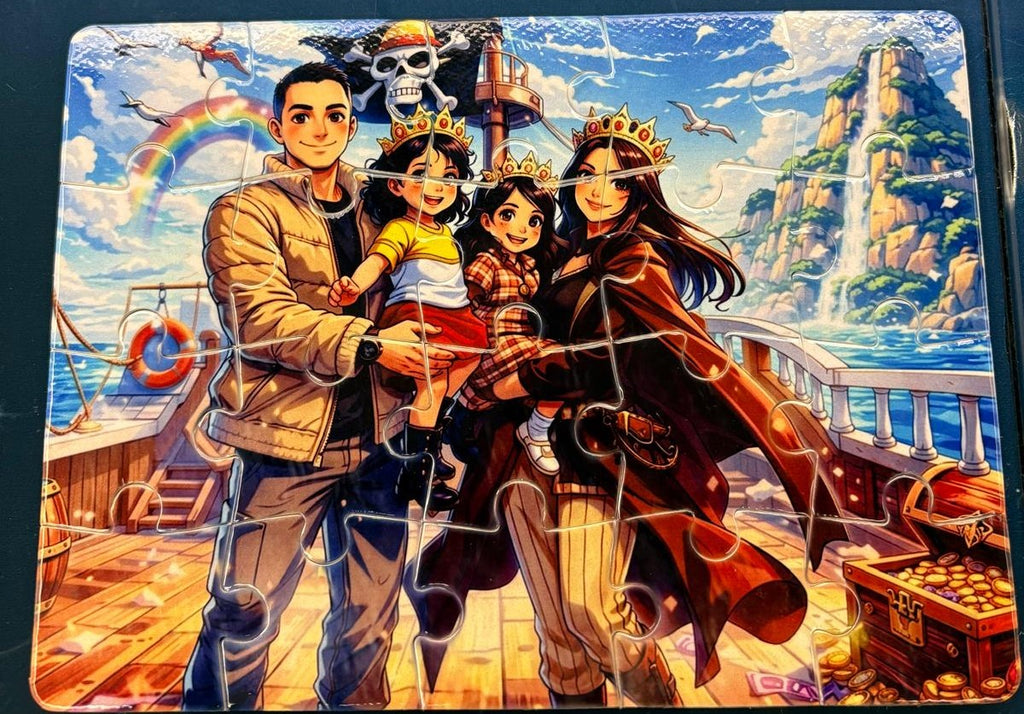 Puzzle Personalizzato 20x15 cm – La Tua Foto in Pezzi